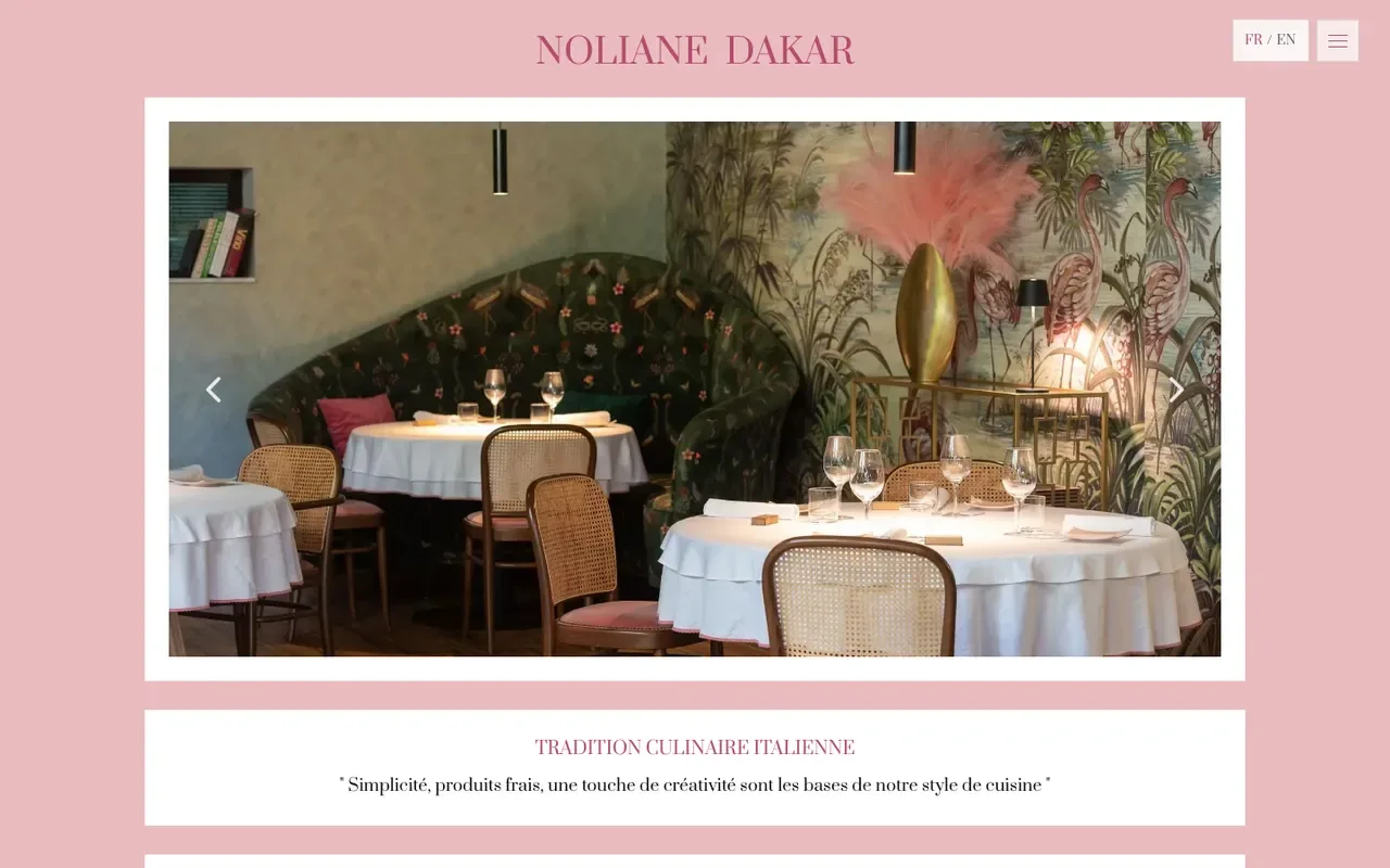 Capture du site Noliane